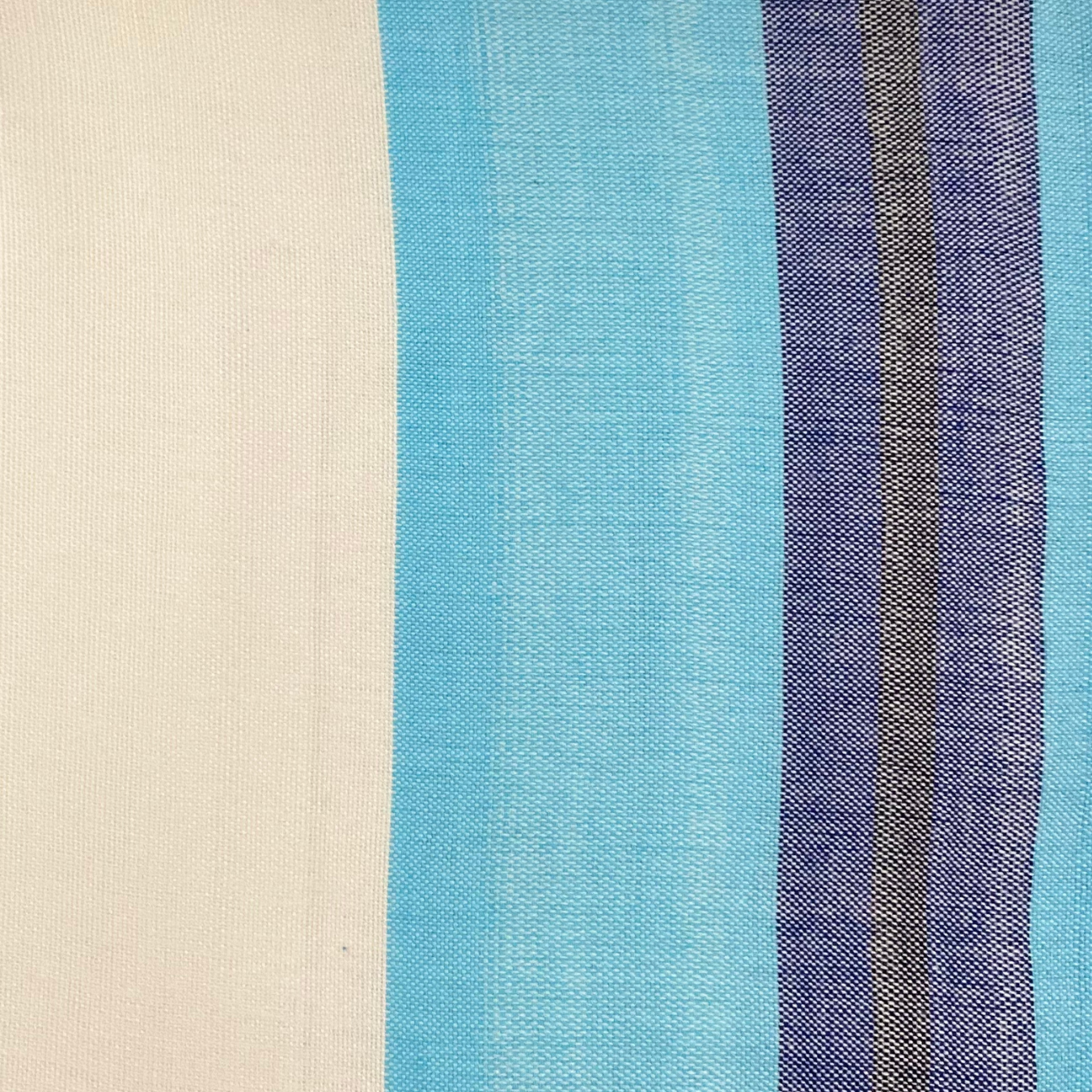 Lungi - White with blue stripes