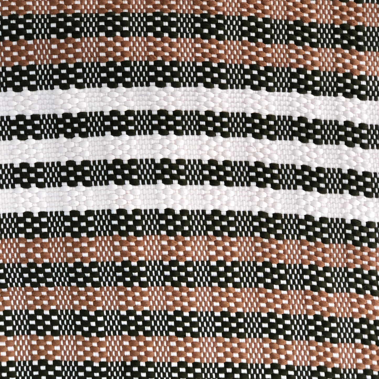 Rug - Stripes (Black & Rust)