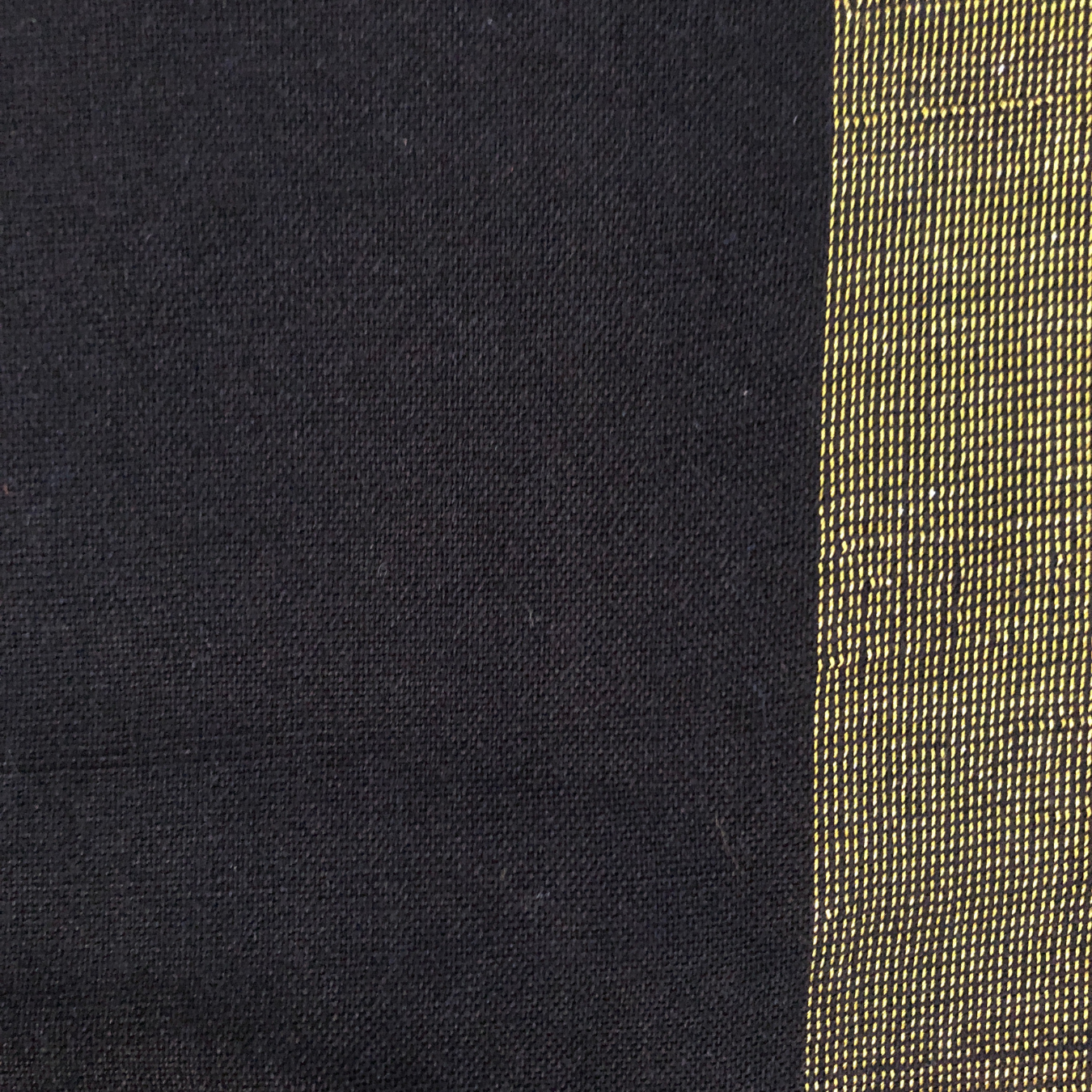 Saree - Grey, Black & Gold