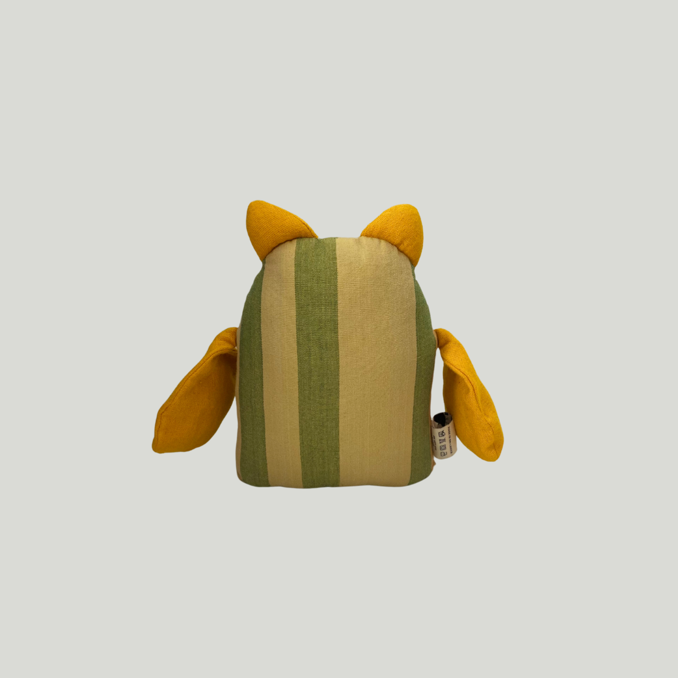 Kids Toy - Owl (Green & Yellow stripes)