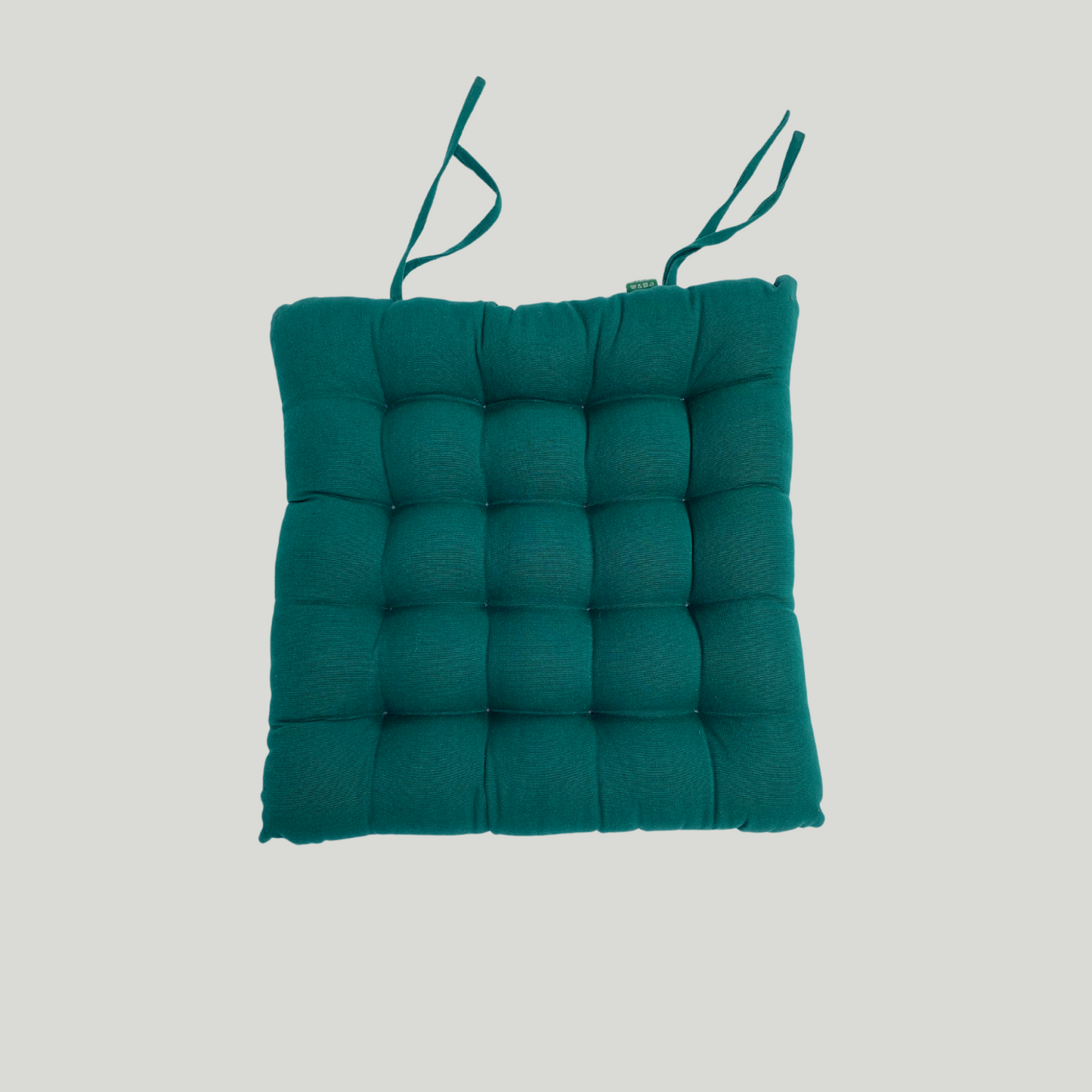 Quilted Cushion - Forest Green