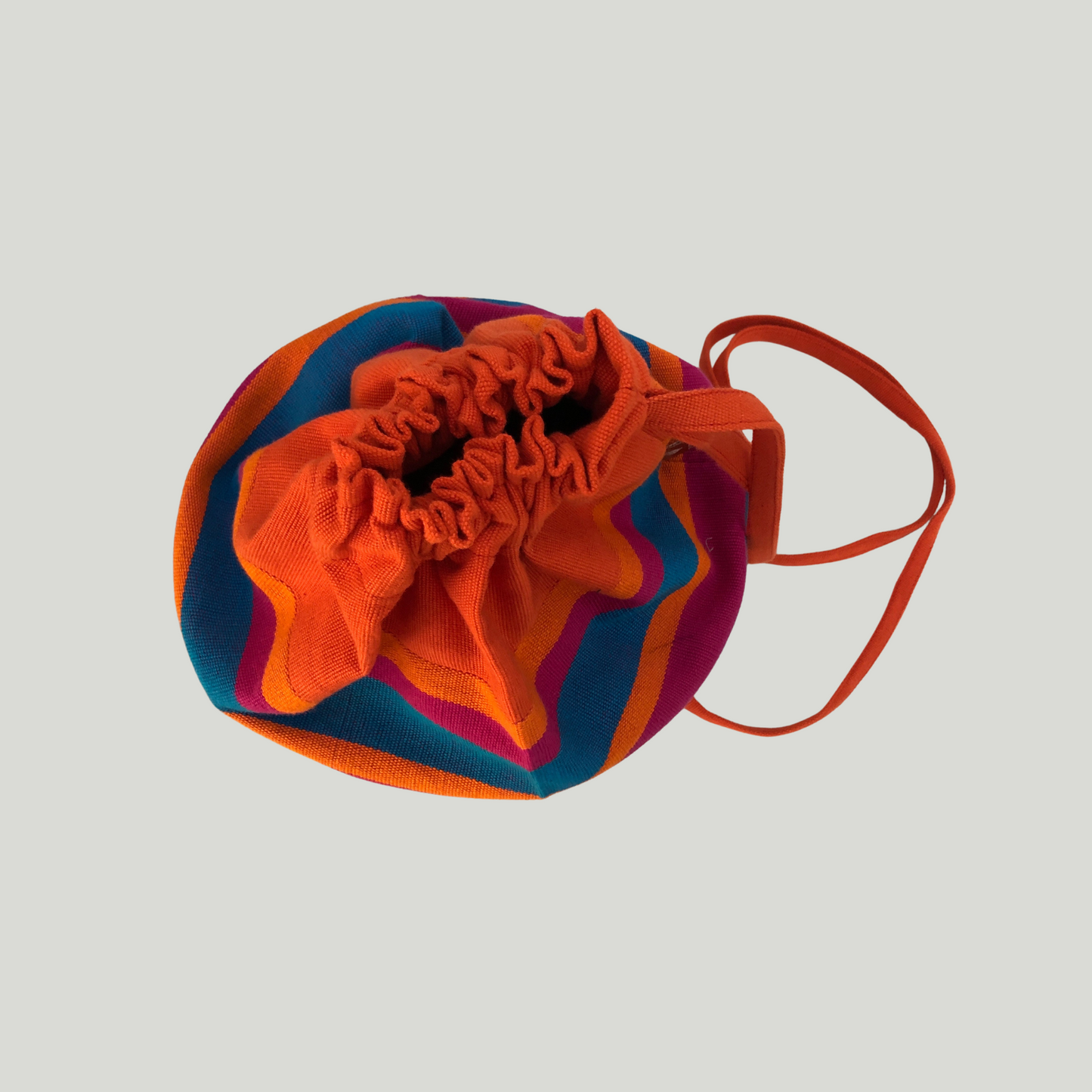 Sling Bag - Orange, Pink & Blue Stripes