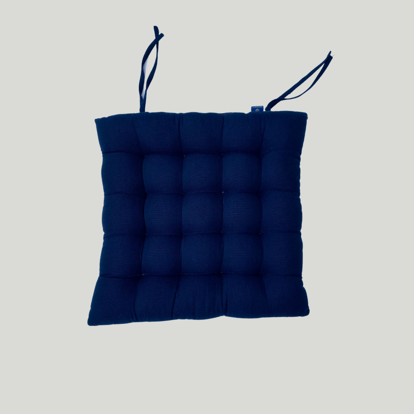 Quilted Cushion - Midnight Blue
