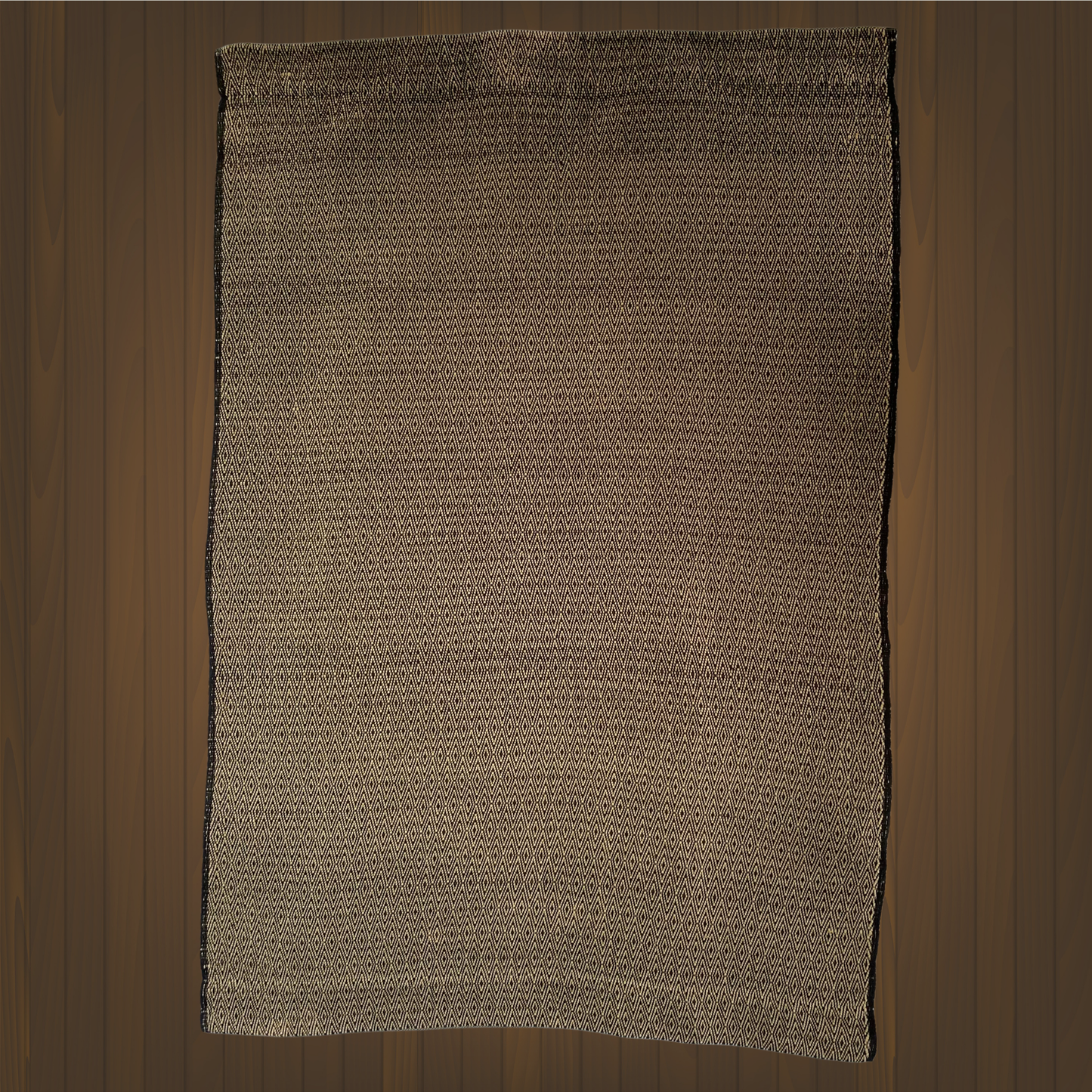 Rug - Diamonds (Black & Brown)
