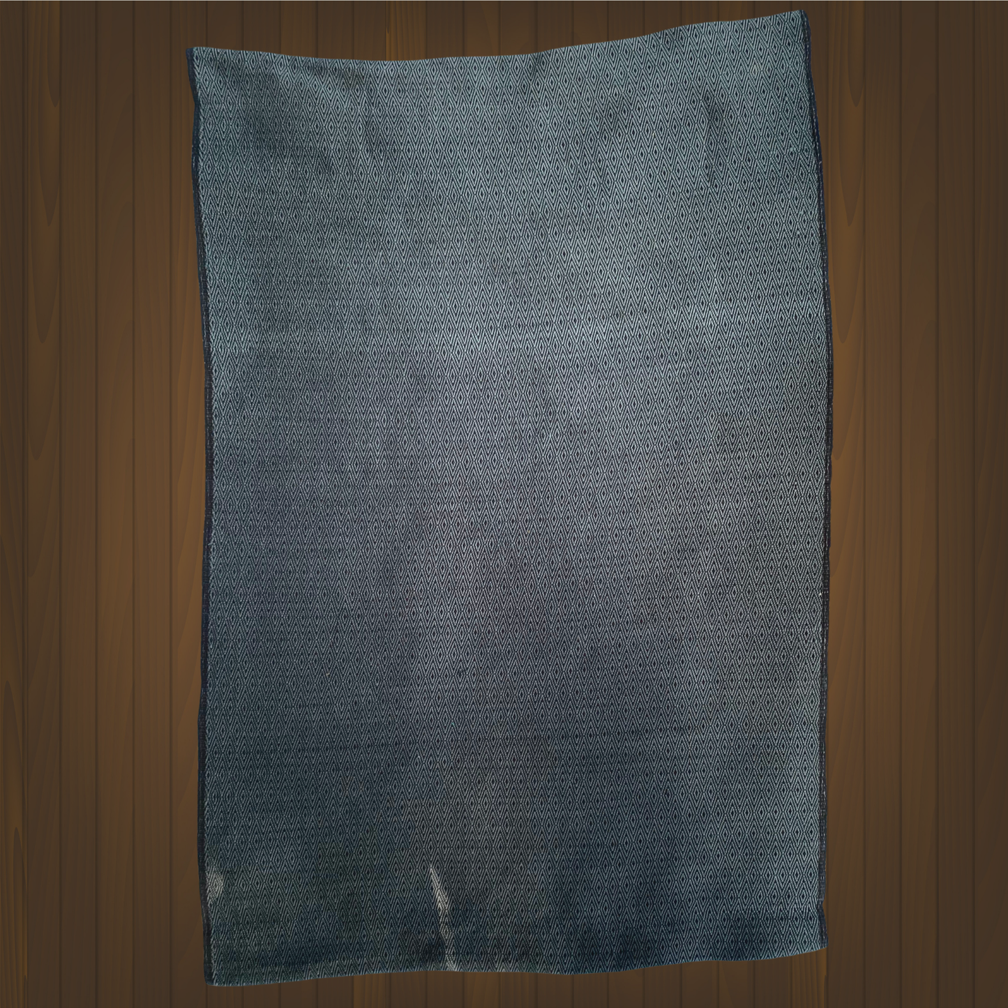 Rug - Diamonds (Black & Blue)