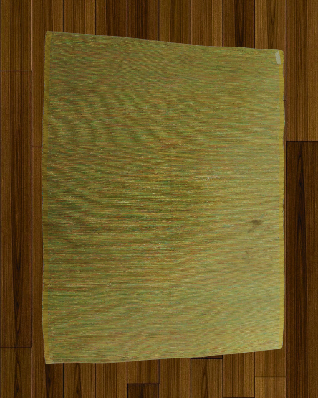 Rug - Light Green & Mustard yellow