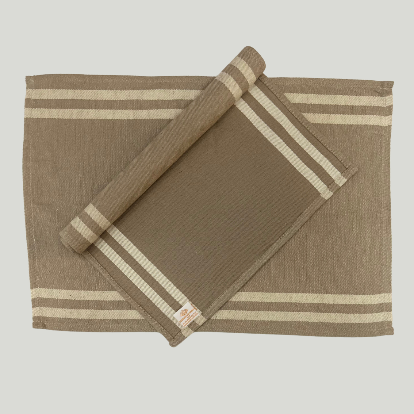 Fabric Table Mat - Brown