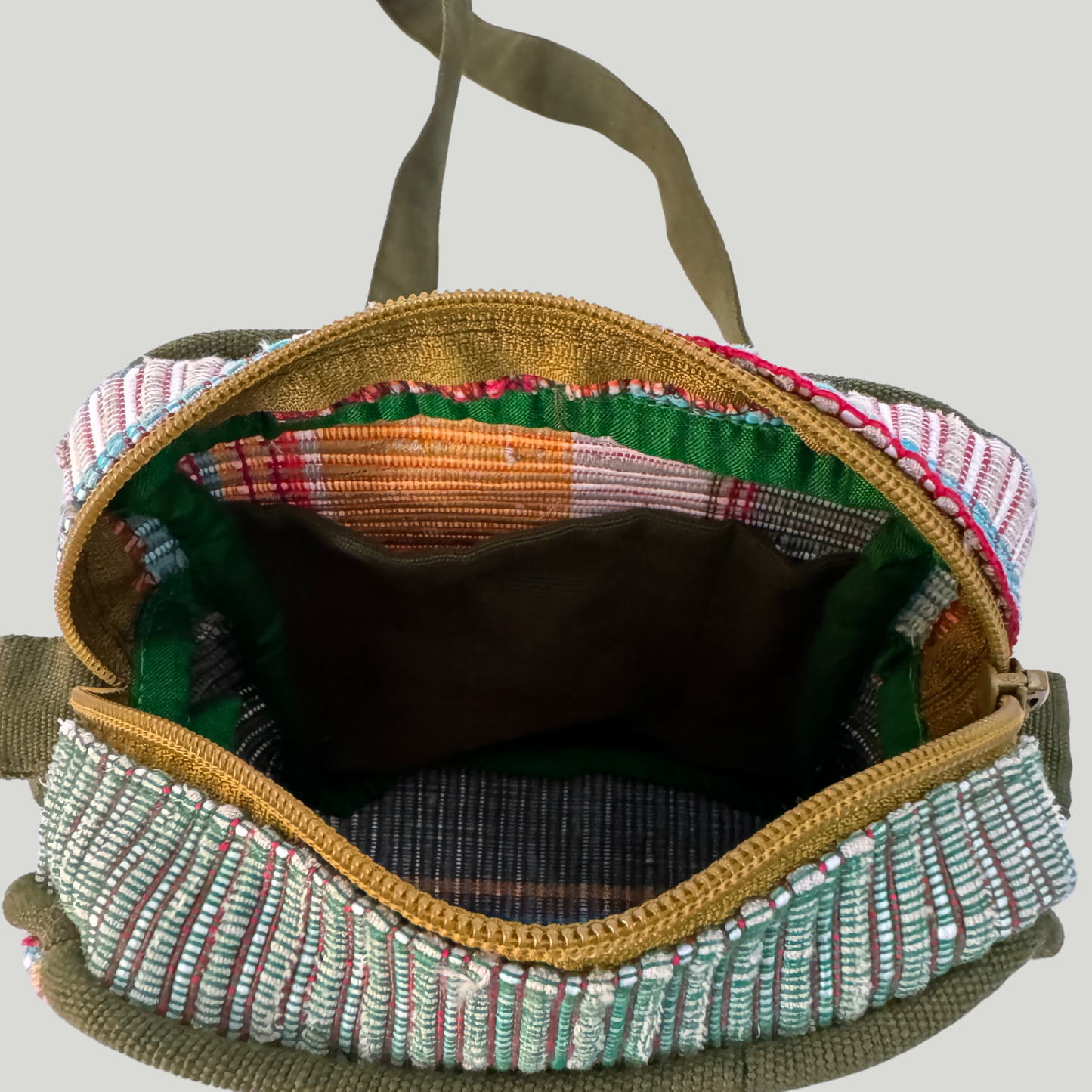 PRĀTHI Organizer Bag - Olive Green