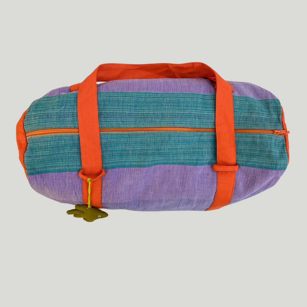 Yoga Bag - Orange & Purple Stripes