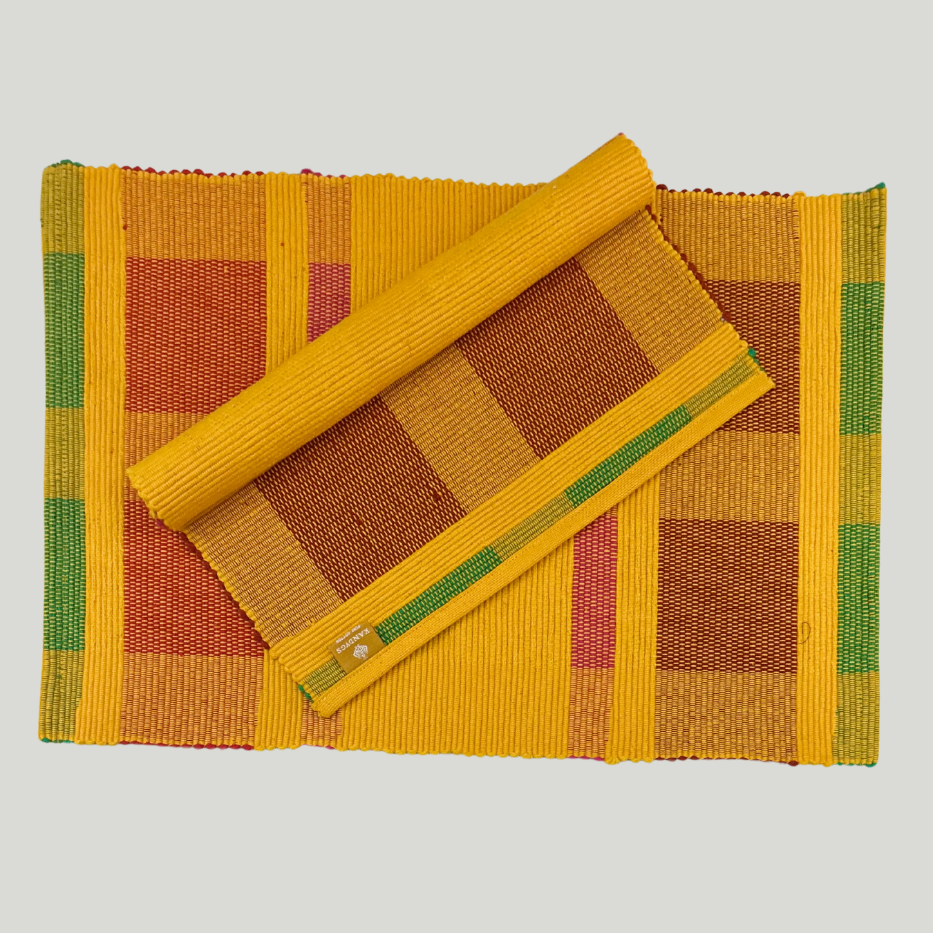 Table Mat - Yellow (Checks)