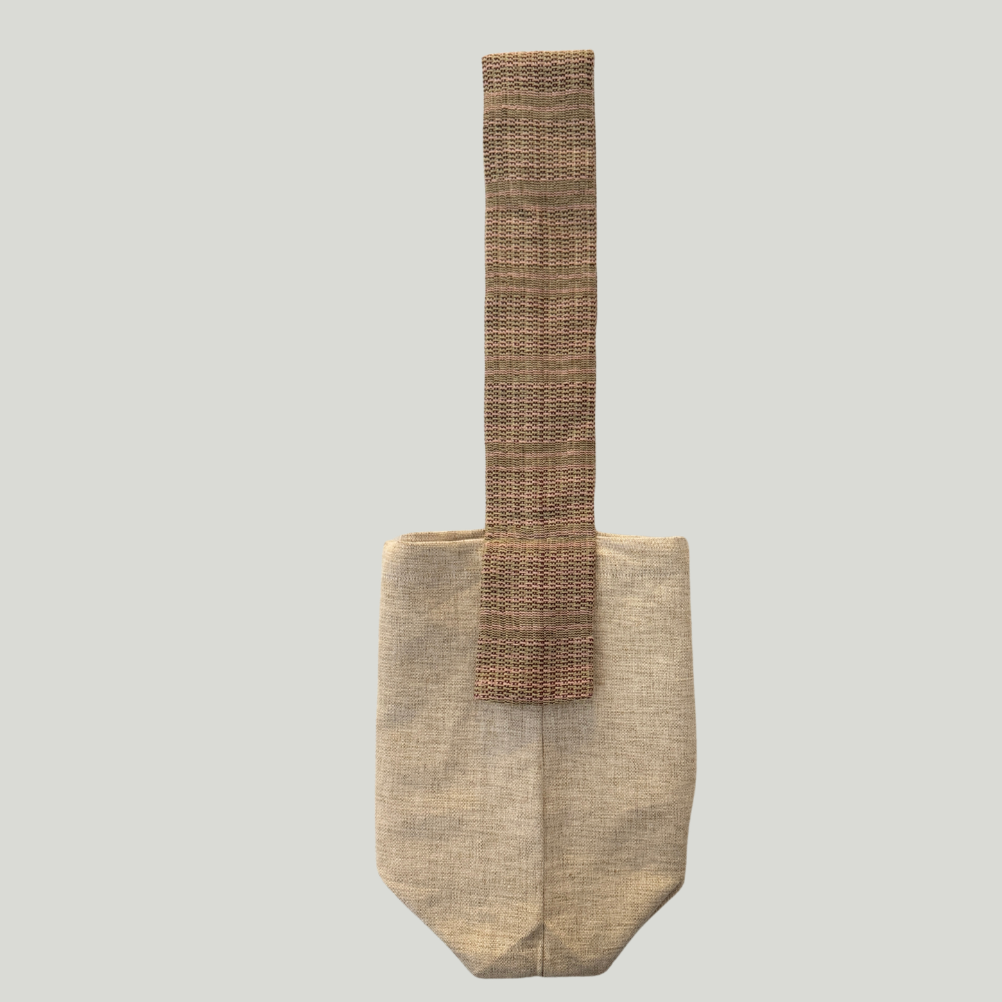 Hobo Bag - Off White & Maroon