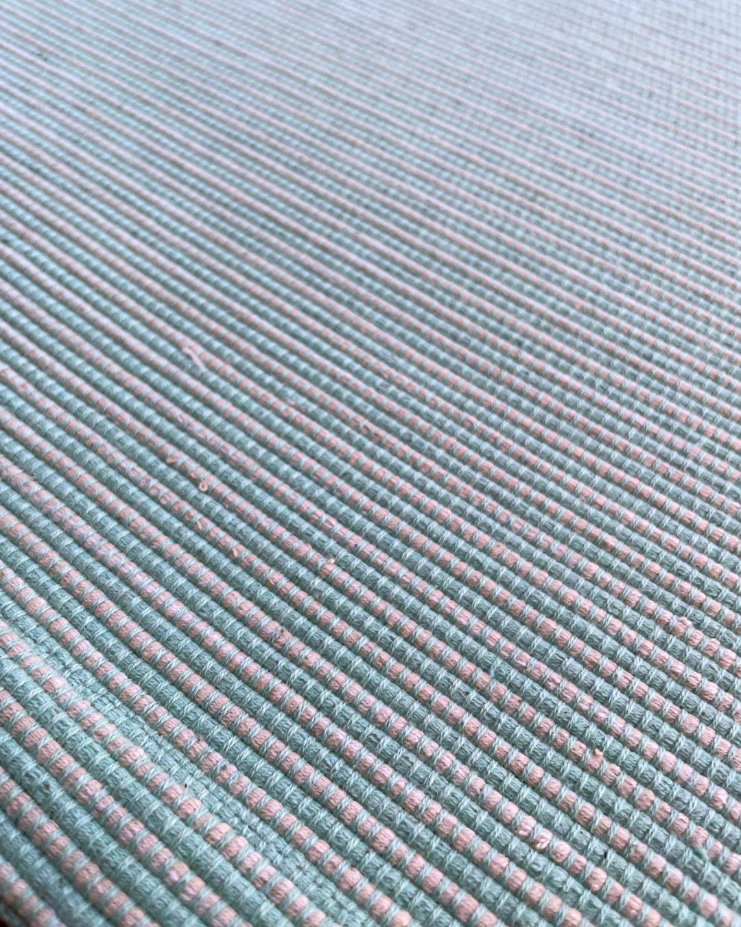 Table Mat -Dusty Blue & White