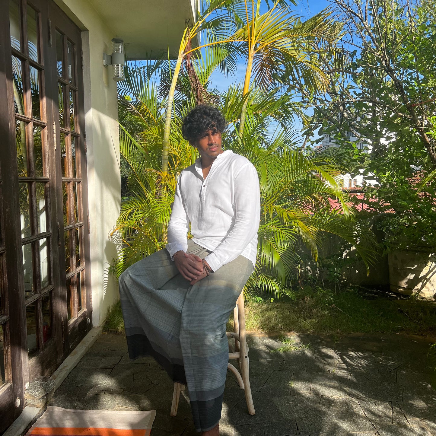Sarong - Grey and Brown