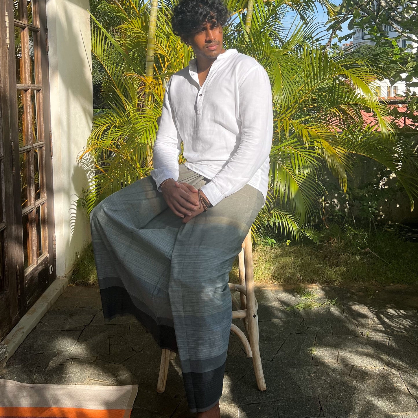 Sarong - Grey and Brown