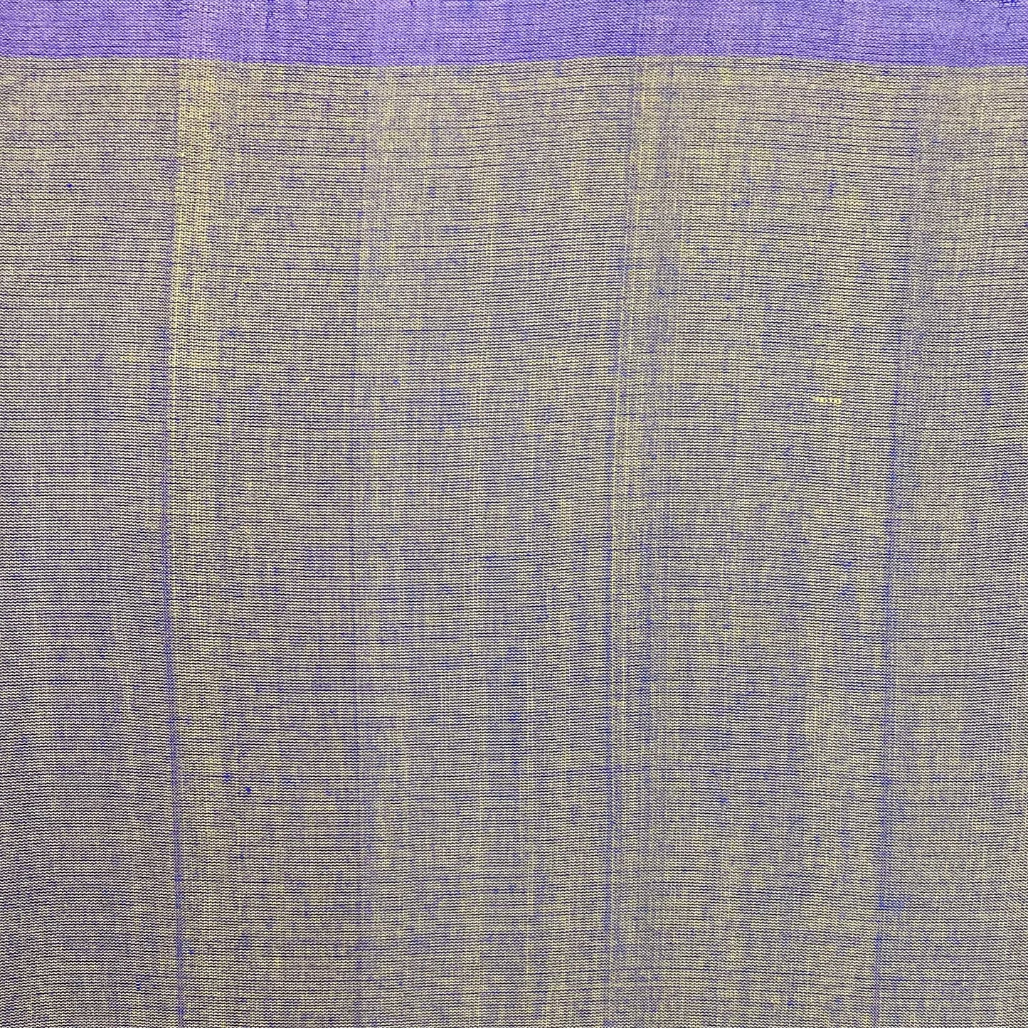 Saree - Yellow with Pastel stripes