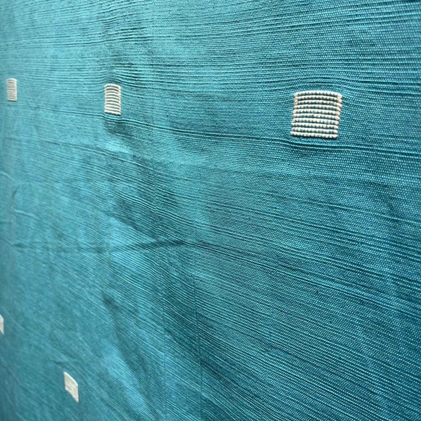 Fabric - Light Blue with White Squares (Malbana) MB
