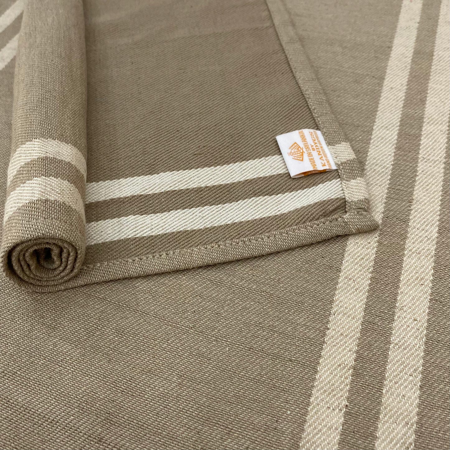 Fabric Table Mat - Brown