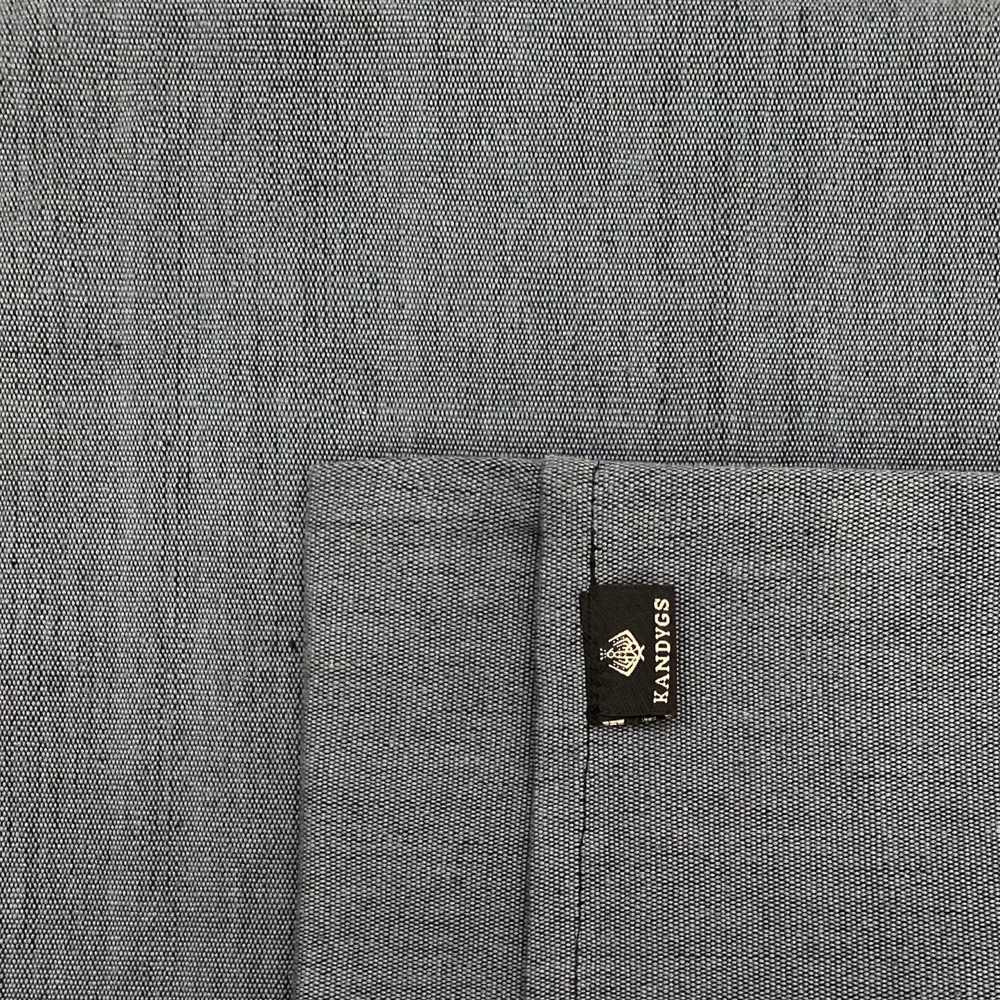 Cushion Cover - Grey shot Black (16" X 16")