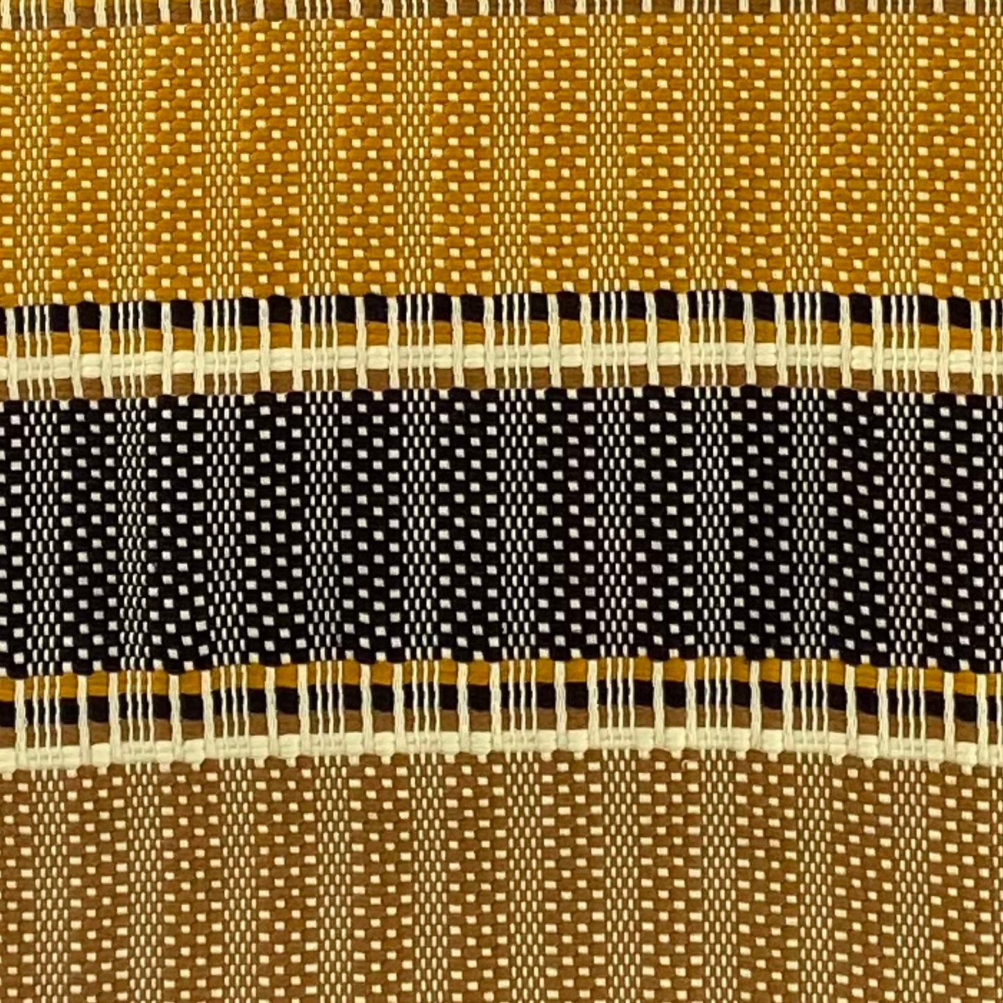 Rug - Stripes (Black & Brown)