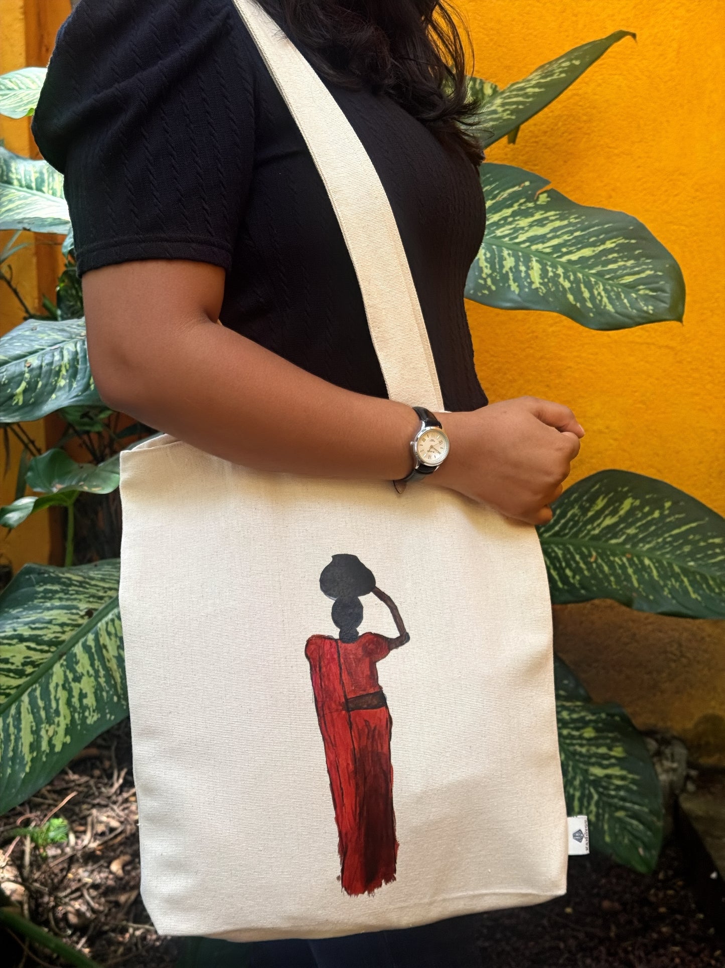 Printed Tote Bag - Plain