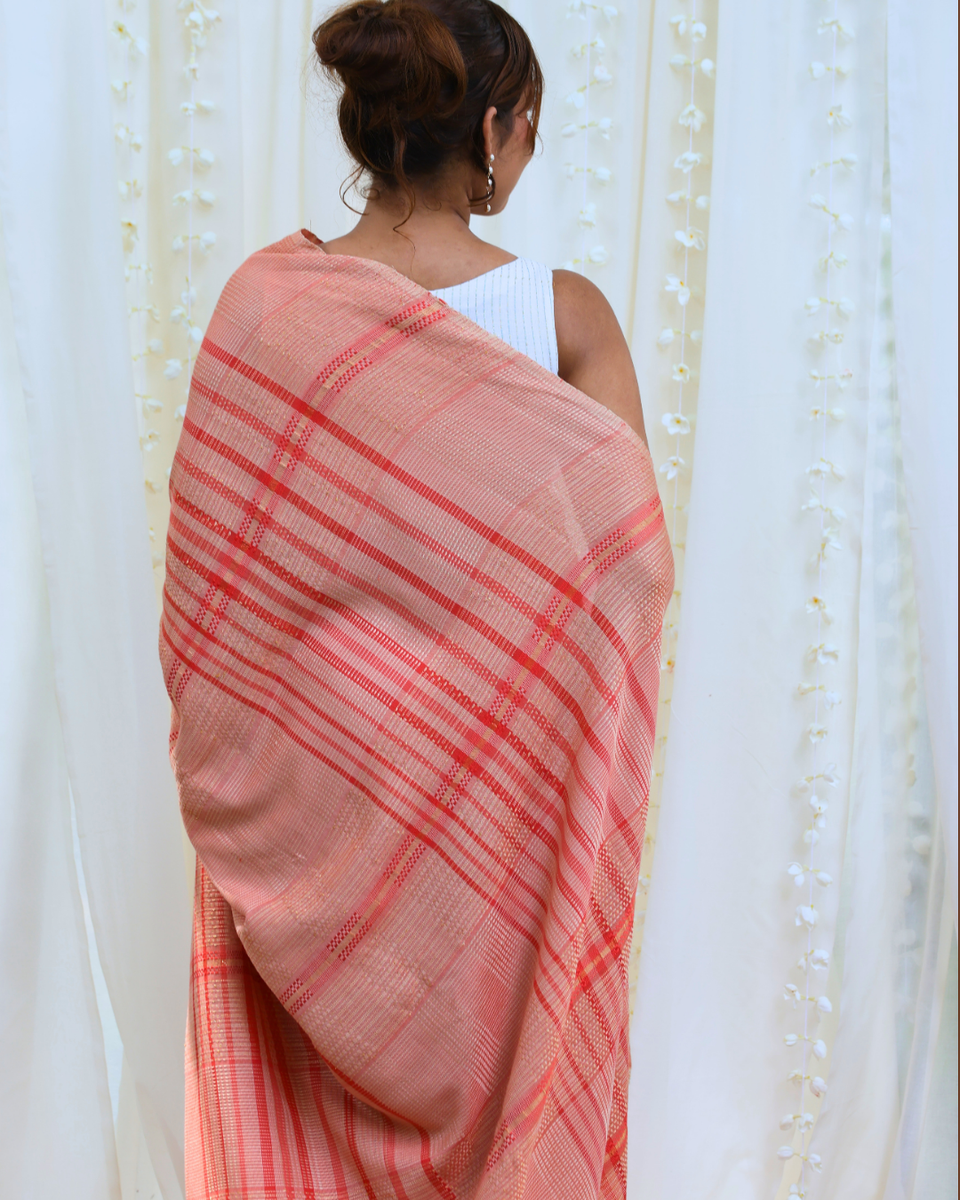 Handloom Bridal Saree- HIBISCUS