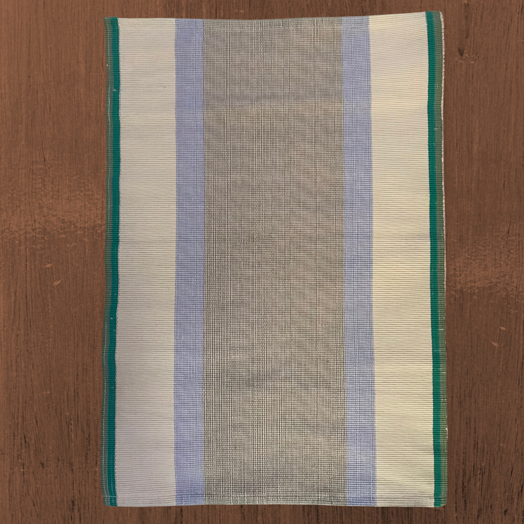 Floor rug - Beige with stripes