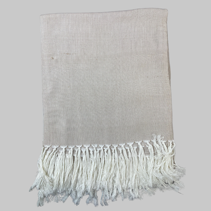 Bamboo & Cotton Throw - Beige
