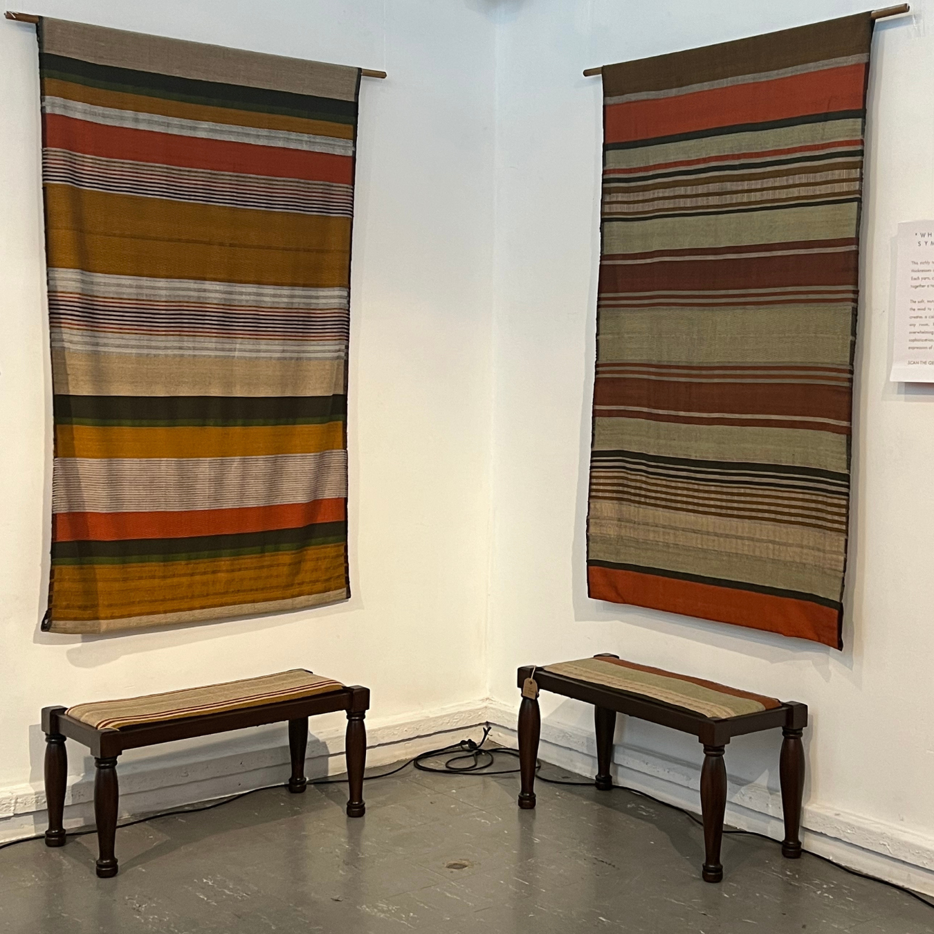 Cotton Designer Wall Hanging - Earthy Tones I