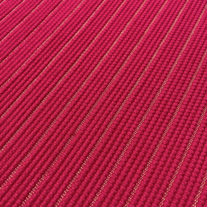 Table Mats - Red with Gold Stripes