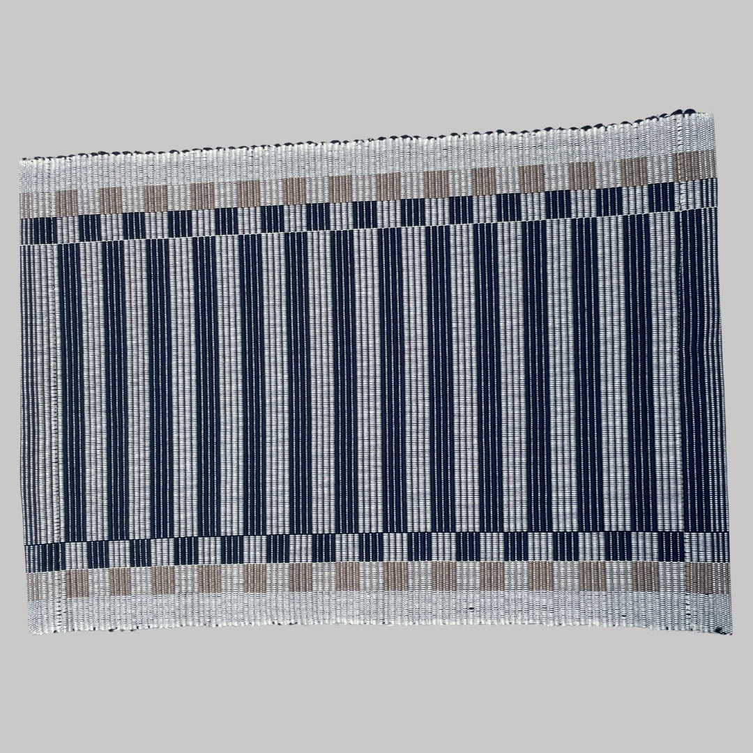 Table Mat -  Blue & White check