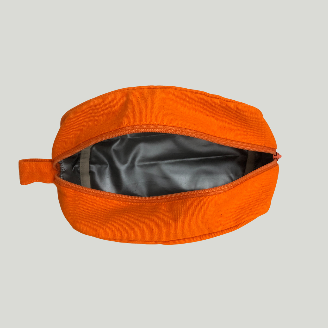 Wash bag -  Pumpkin Orange