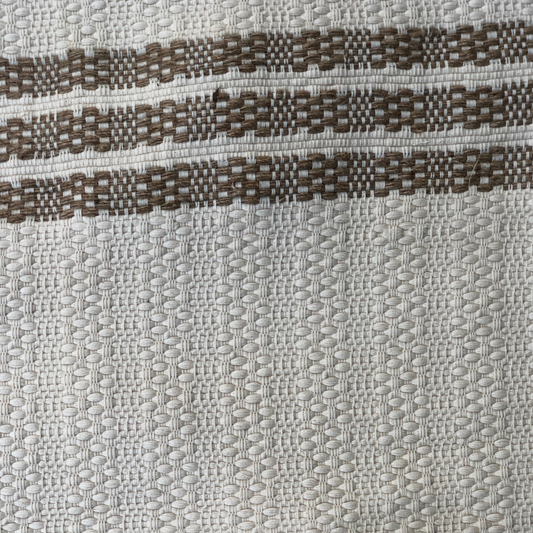 Rug - Stripes (Brown & White)
