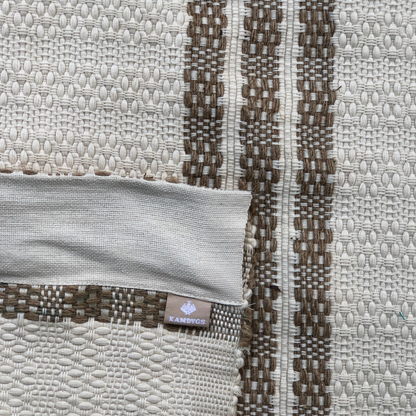 Rug - Stripes (Brown & White)
