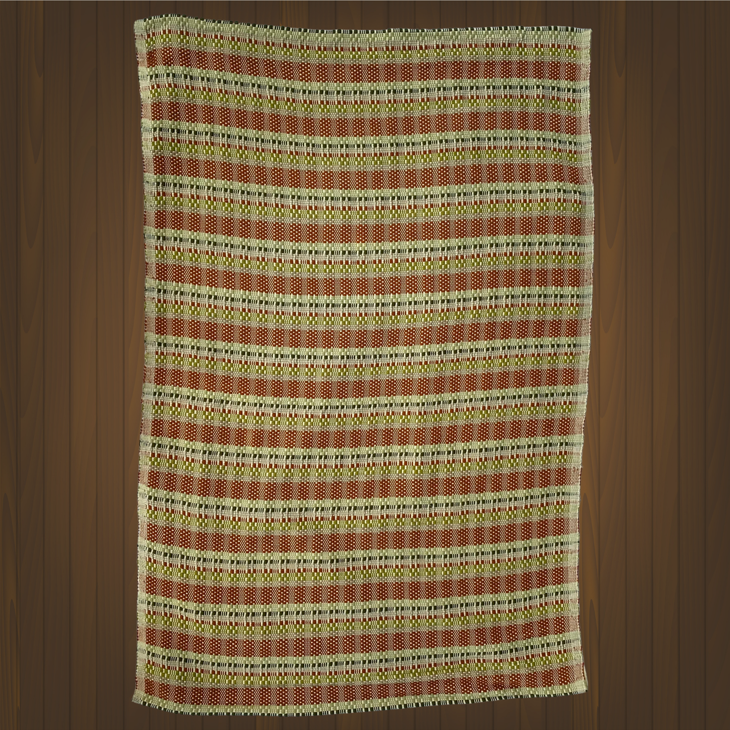 Rug - Ribs (Olive & Red rust)