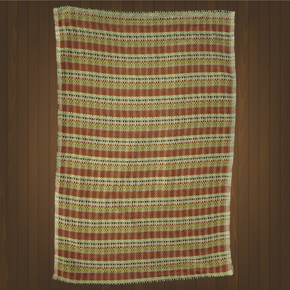 Rug - Ribs (Olive & Red rust)