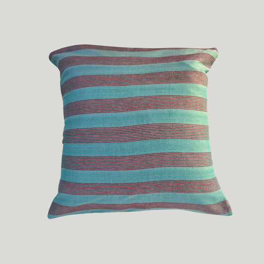 Mercerized Cushion Covers - Sky blue & Purple (16" x 16")