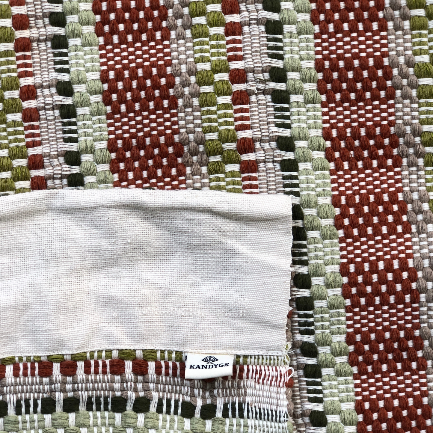 Rug - Ribs (Olive & Red rust)