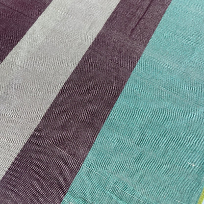 Throw-Green & Brown With Beige
