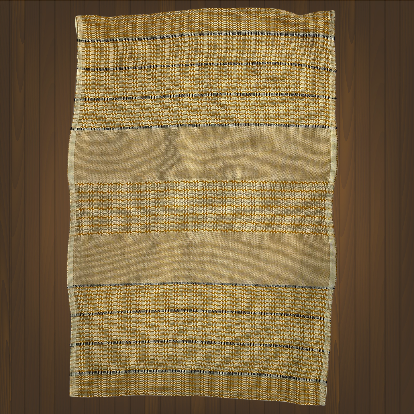 Rug - Stripes (Black & Mustard)