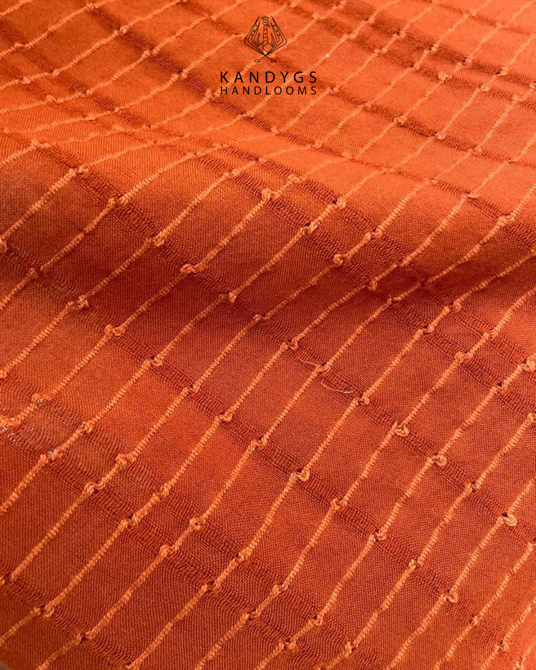Burnt Sienna Ribbed Throw