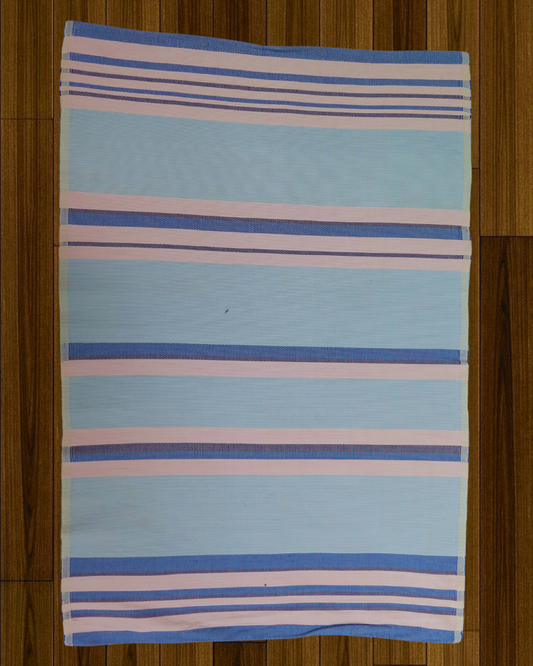 Rug - Stripes (Blue & Pink)