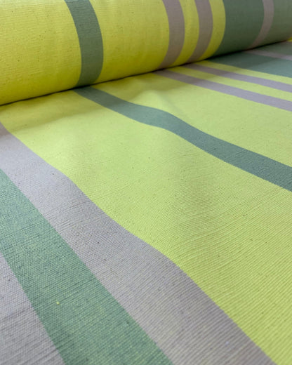 JSC Fabric- Ash With Yellow & Green