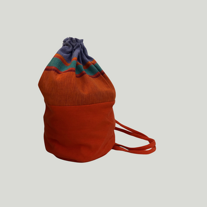 Sling Bag - Orange & Purple Stripes