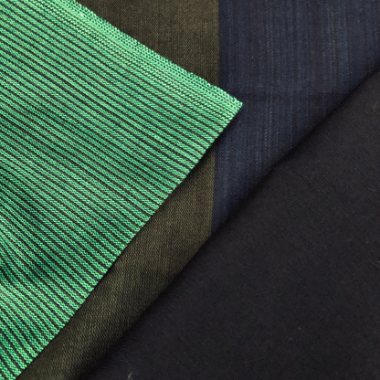 Saree -  Black & Green shades