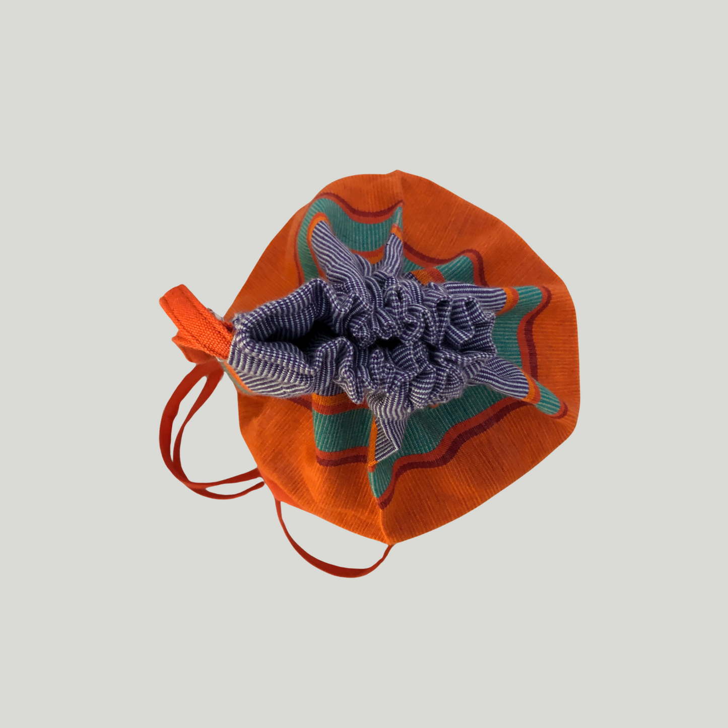 Sling Bag - Orange & Purple Stripes