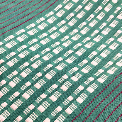 Saree - Light Turquoise with White Stripes