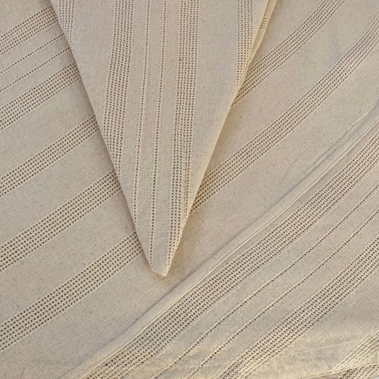 Round table cloth - Leno (Lace) Off white (6 seaters - 72Q)