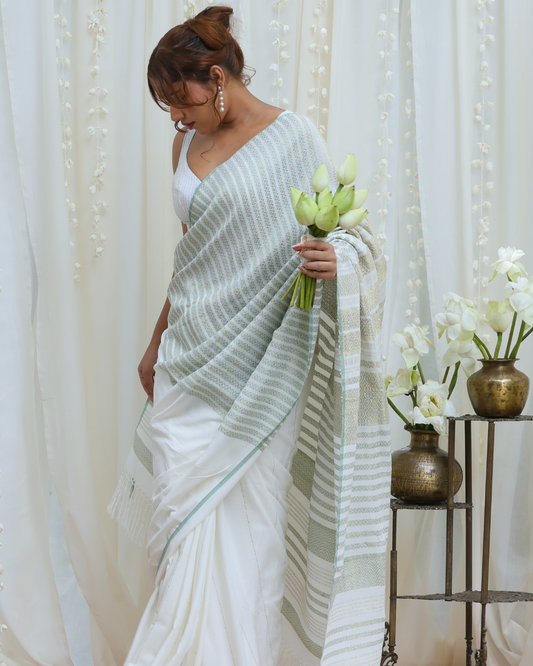 Handloom Bridal Saree-HORTENSIA