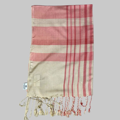 Shawl -Light beige & peach II