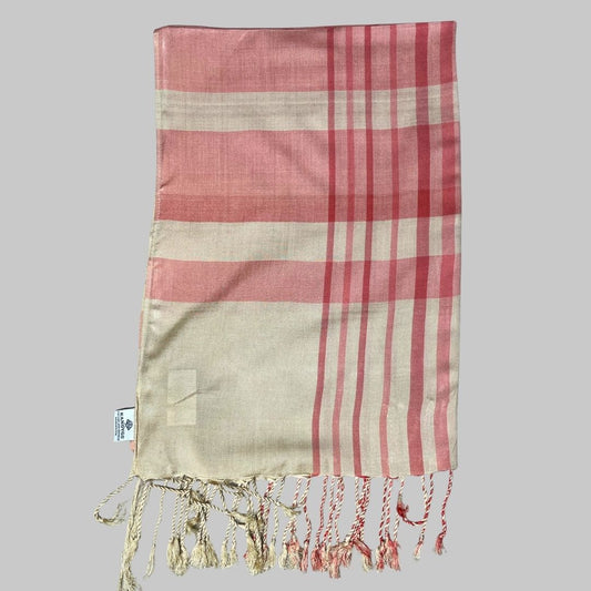 Shawl -Light beige & peach II
